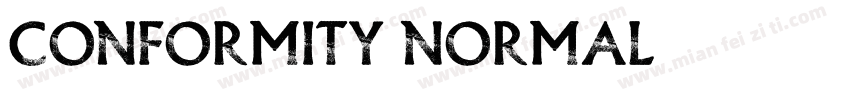 Conformity Normal字体转换